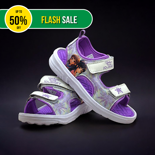 Girls’ Anime Princess Purple Sandals