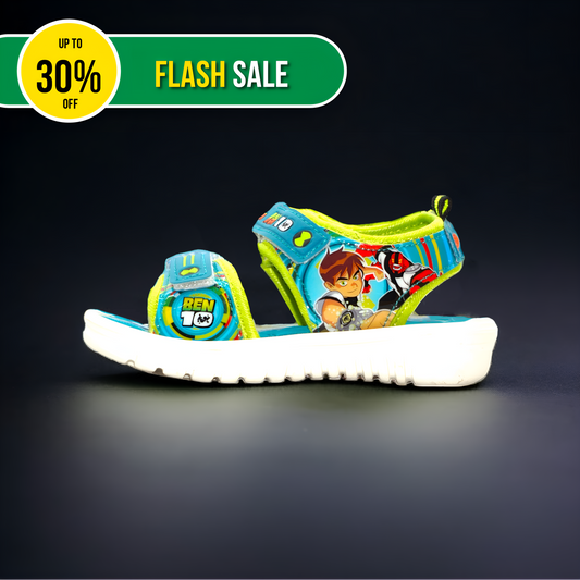 Ben 10 Inspired Sandals for Kids