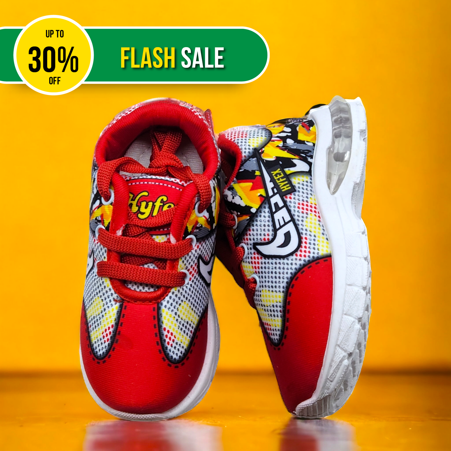 Red Sports Shoes for Boys -Bold, Stylish & Comfortable