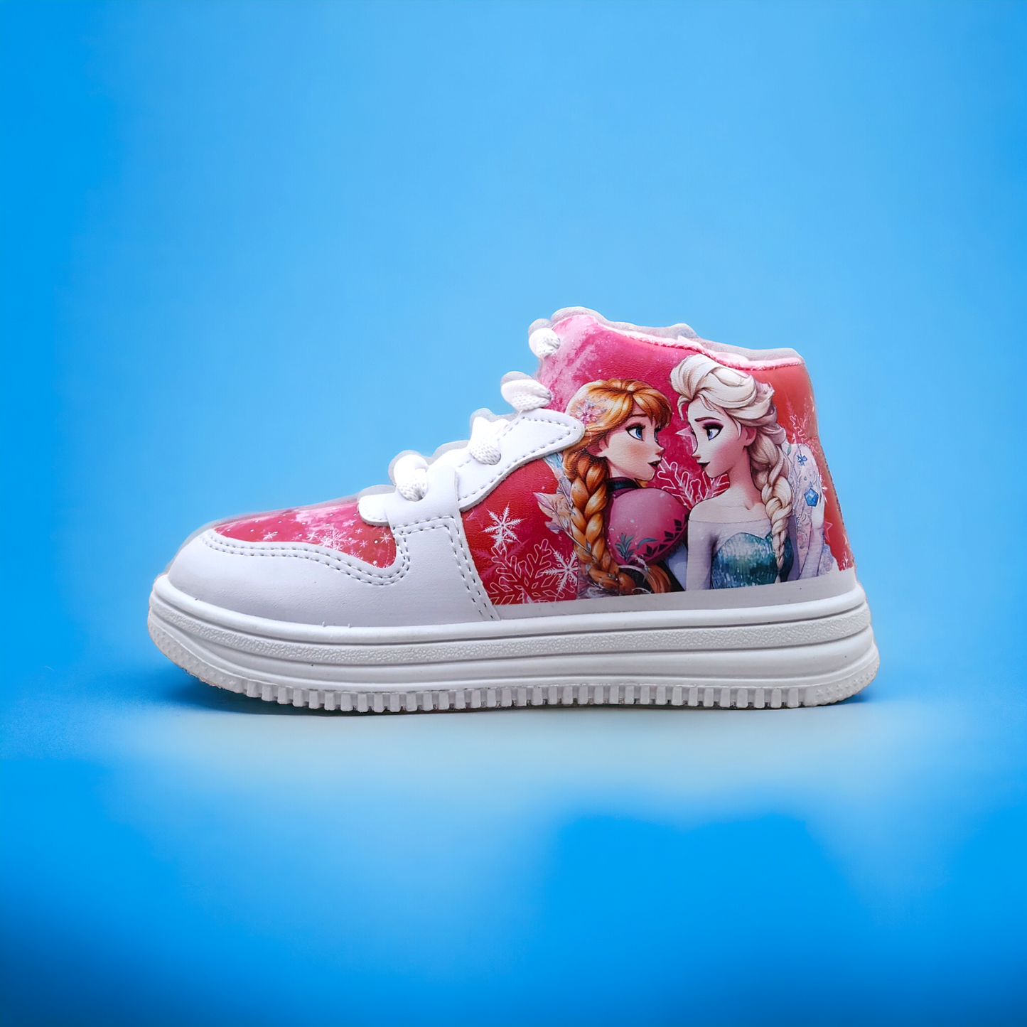 Frozen Magic: Rexine Printed Girls' Shoes Inspired by Arendelle