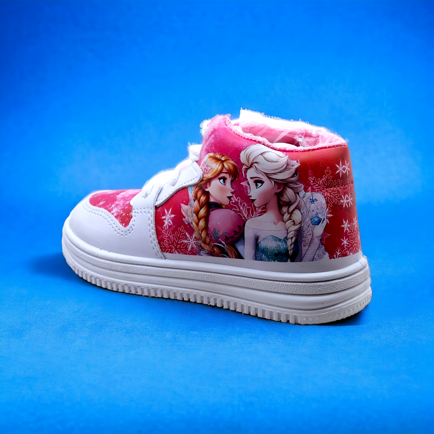Frozen Magic: Rexine Printed Girls' Shoes Inspired by Arendelle