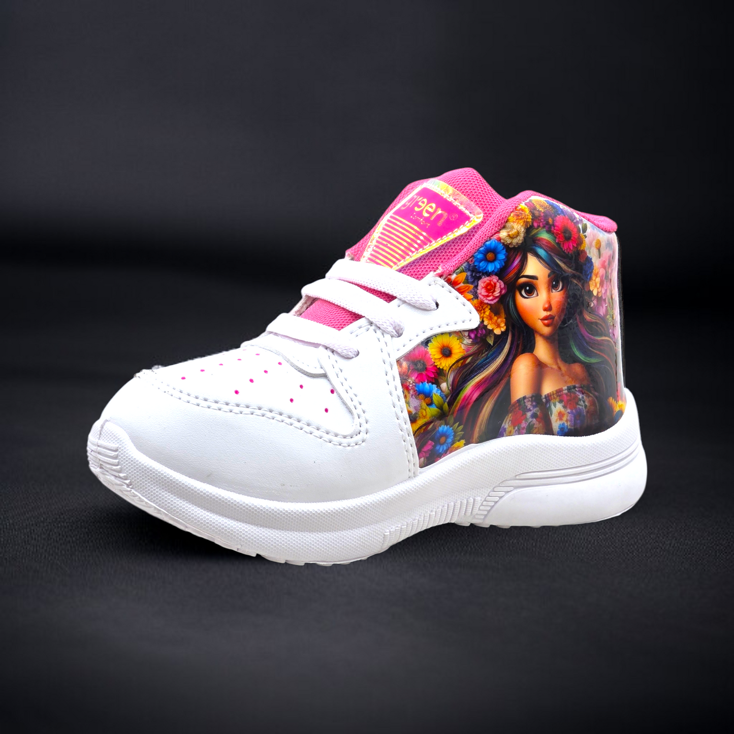 Beauty of Flowers Printed Shoes For Kids