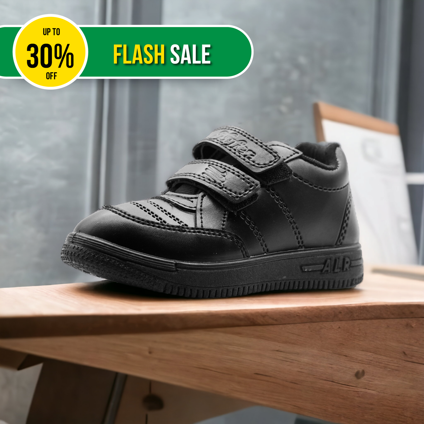 Gola Black Shoes for School Kids