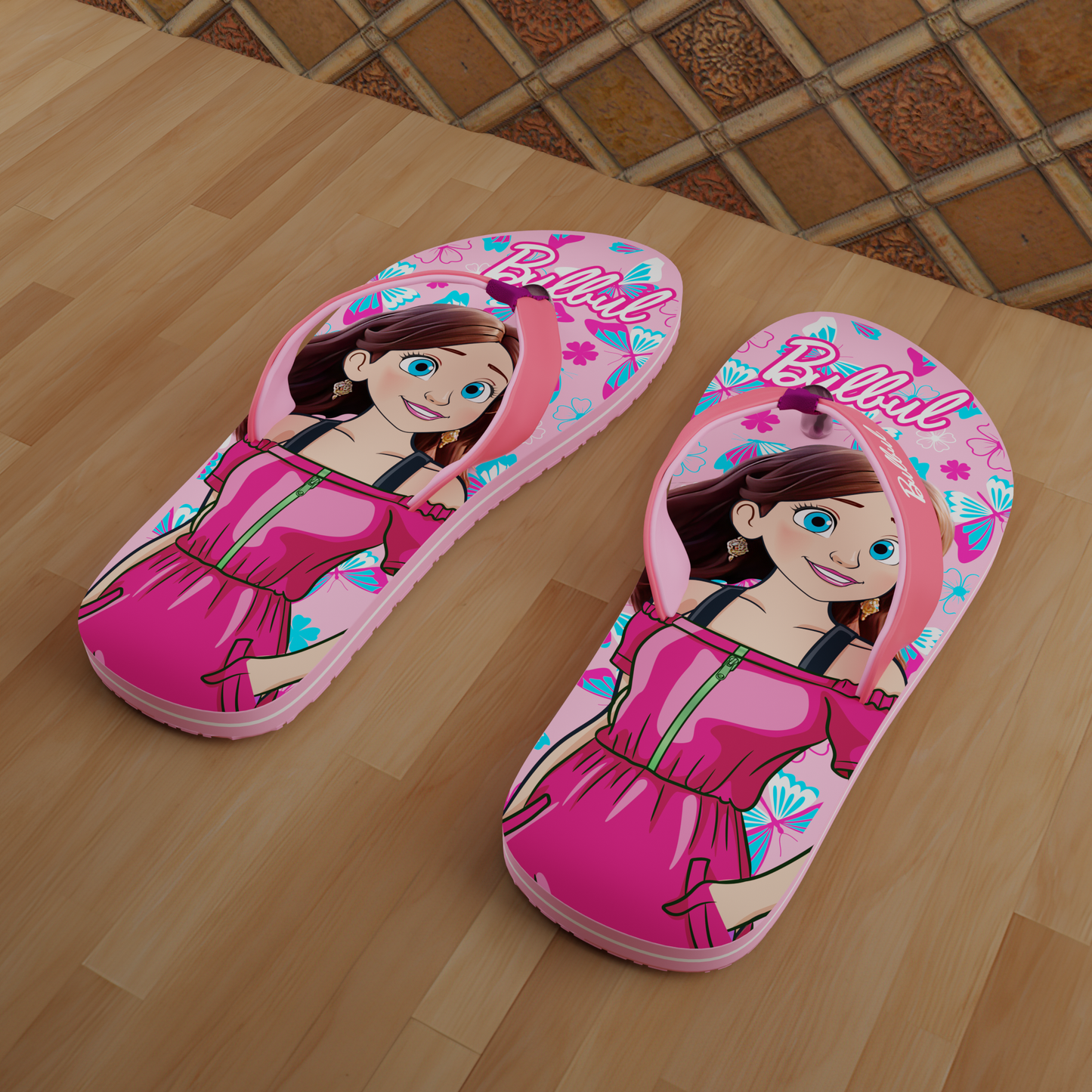 Pretty in Pink: Girls' Flip Flops for Fun and Comfort