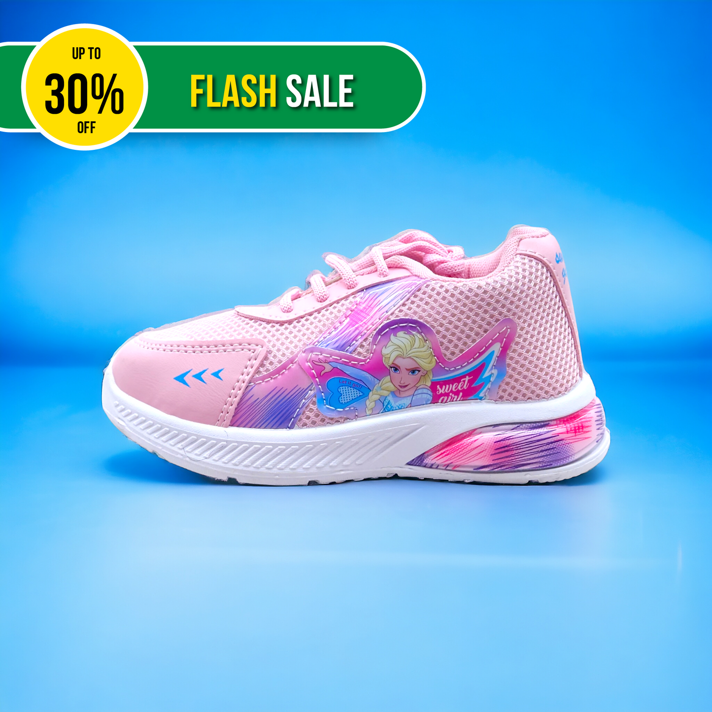 Frozen Pink Casual Shoes for kids Girls