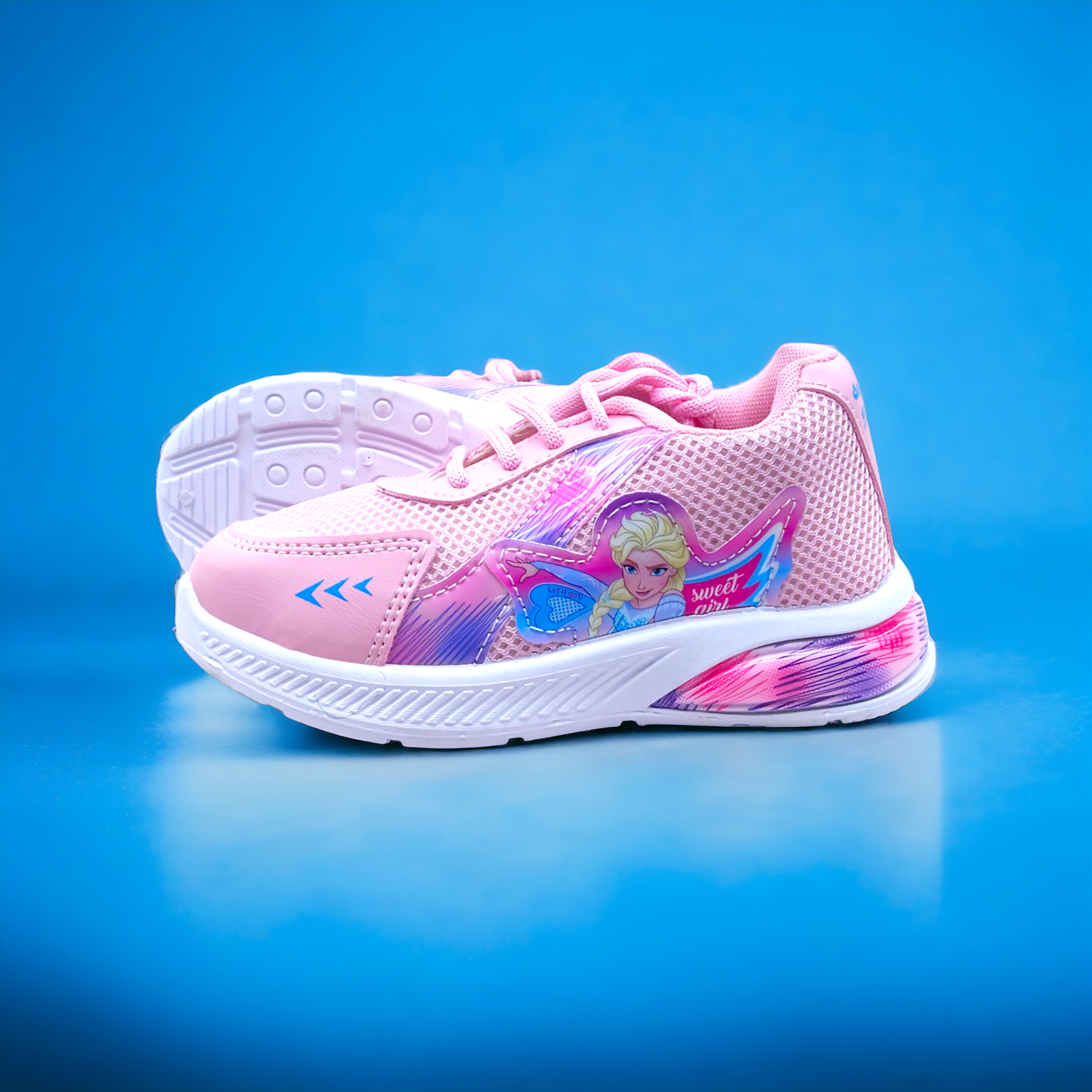 Frozen Pink Casual Shoes for kids Girls