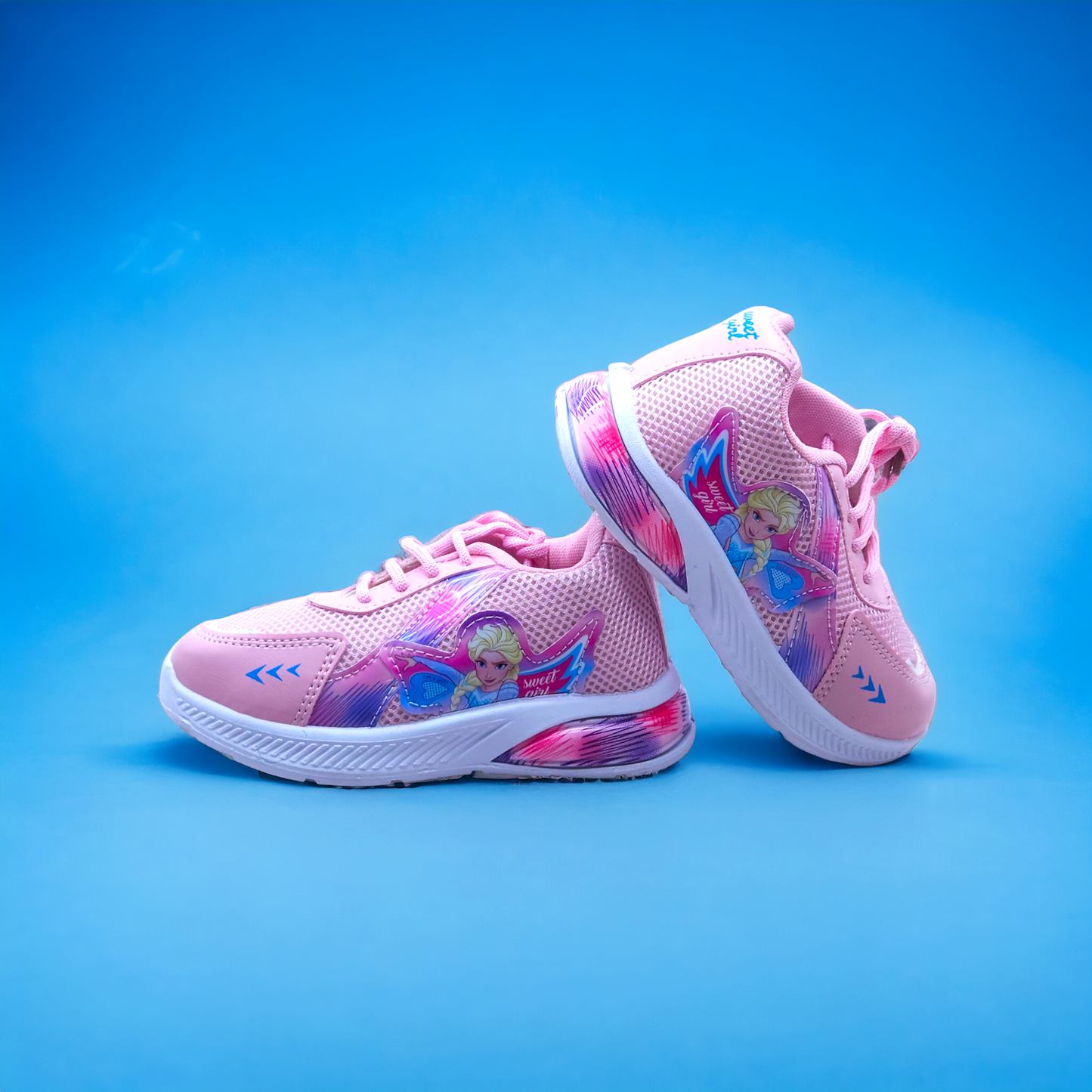 Frozen Pink Casual Shoes for kids Girls