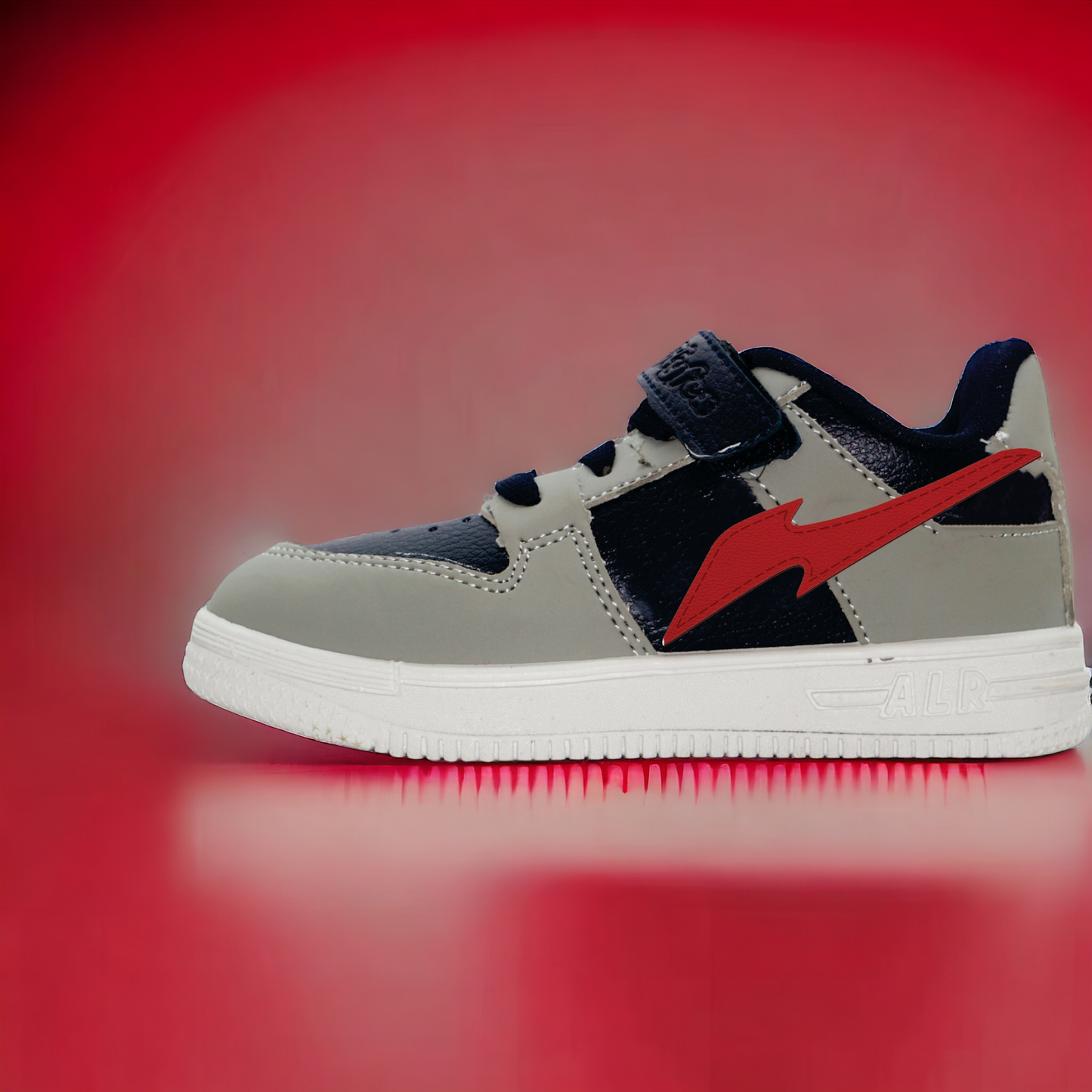 NavyBlue Red Sneakers for Kids!