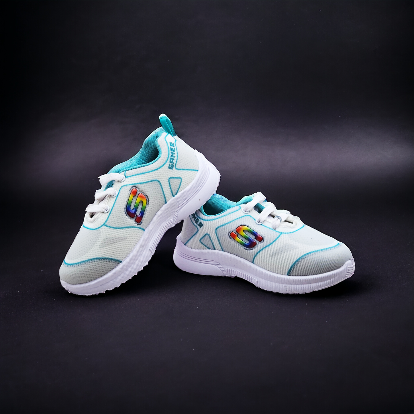 Gamer stylish sneakers for Kids' White Sneakers