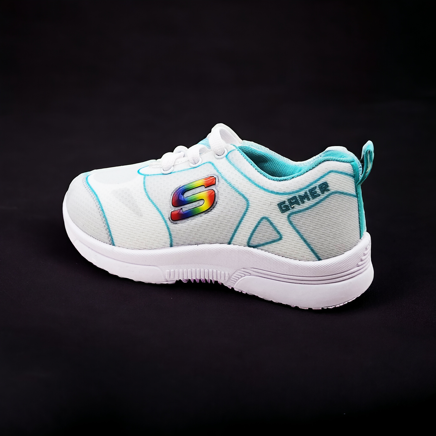 Gamer stylish sneakers for Kids' White Sneakers