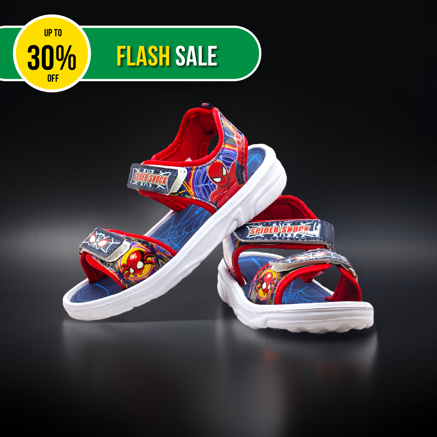 Comfortable Spidy-Red Sandals for Kids