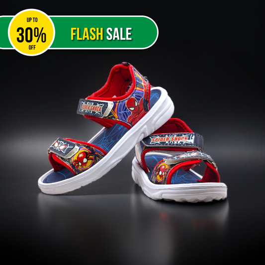 Comfortable Spidy-Red Sandals for Kids